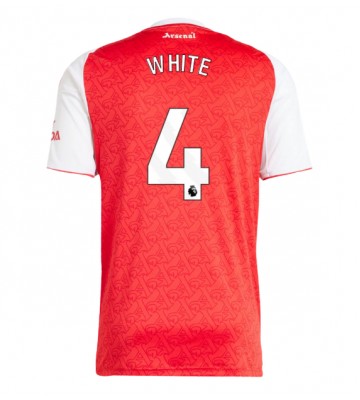 Arsenal Ben White #4 Hjemmebanetrøje 2025-26 Kortærmet